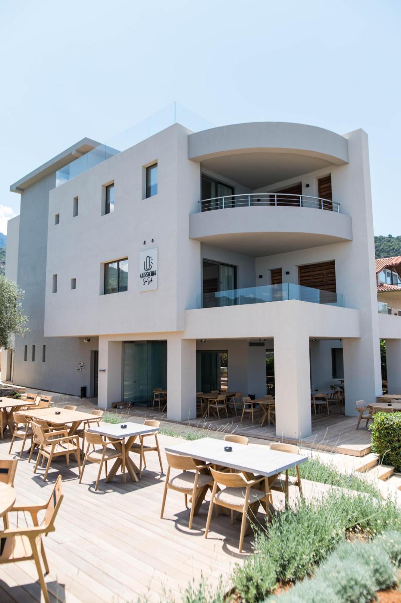 Alissachni Seaside Hotel Дервенион Екстериор снимка